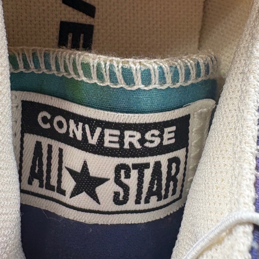 Converse Chuck Taylor All Star Shoes Womens 7 Mens 5 Rainbow Tie Dye Hippie Boho - Picture 2 of 10